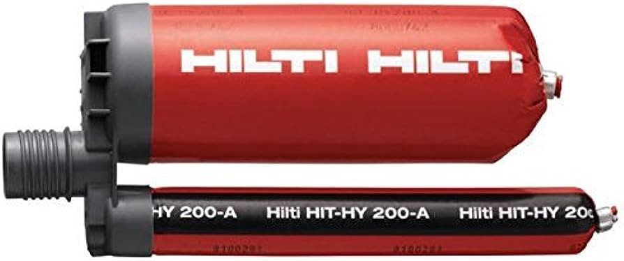 Hilti Injectable Mortar Epoxy Hybrid adh HY 200-A - 11.1 Oz Cartridge - 2022791