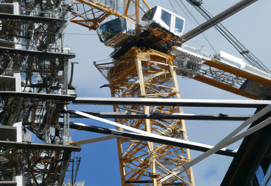 Types of cranes used in construction projects 