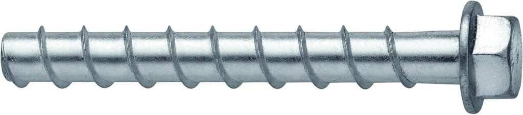 Hilti Kwik HUS-EZ Concrete and Masonry Screw Anchor - Carbon Steel - KH-EZ 1/2 x 4-1/2 - 418075 - Box of 25