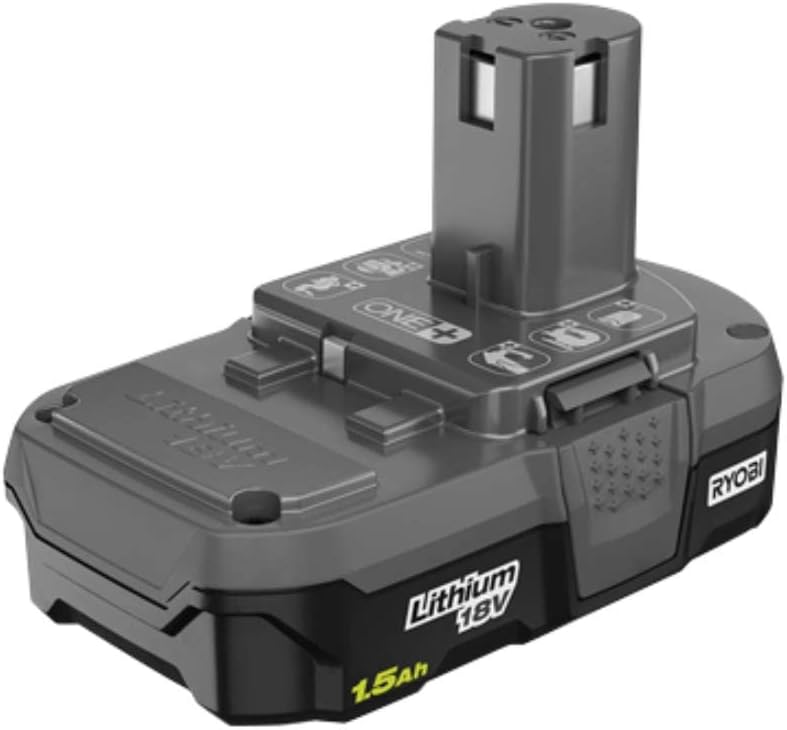 Ryobi P1817 18V ONE+ Lithium-Ion Cordless 2-Tool Combo Kit with (2) 1.5 Ah Batteries, 18-Volt Charger, and Bag