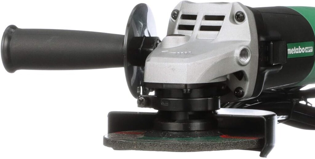 Metabo HPT Angle Grinder | 4-1/2-Inch | Includes 5 Grinding Wheels  Hard Case | 6.2-Amp Motor | Compact  Lightweight | G12SR4