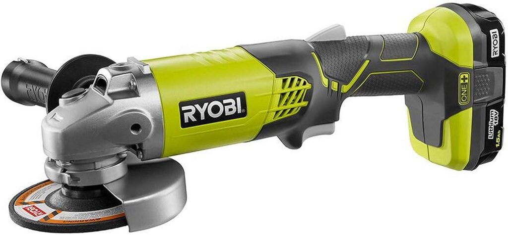 RYOBI 18 ONE+ 18V Cordless 4-1/2 in. Angle Grinder Kit
