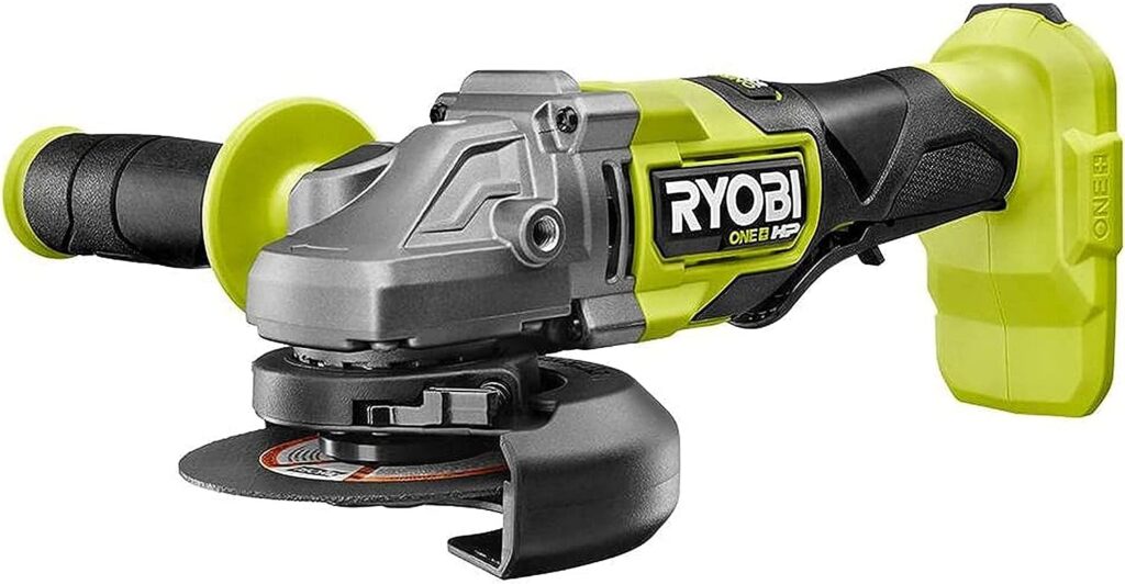 RYOBI ONE+ HP 18V Brushless Cordless 4-1/2 in. Angle Grinder (Tool Only) PBLAG01B